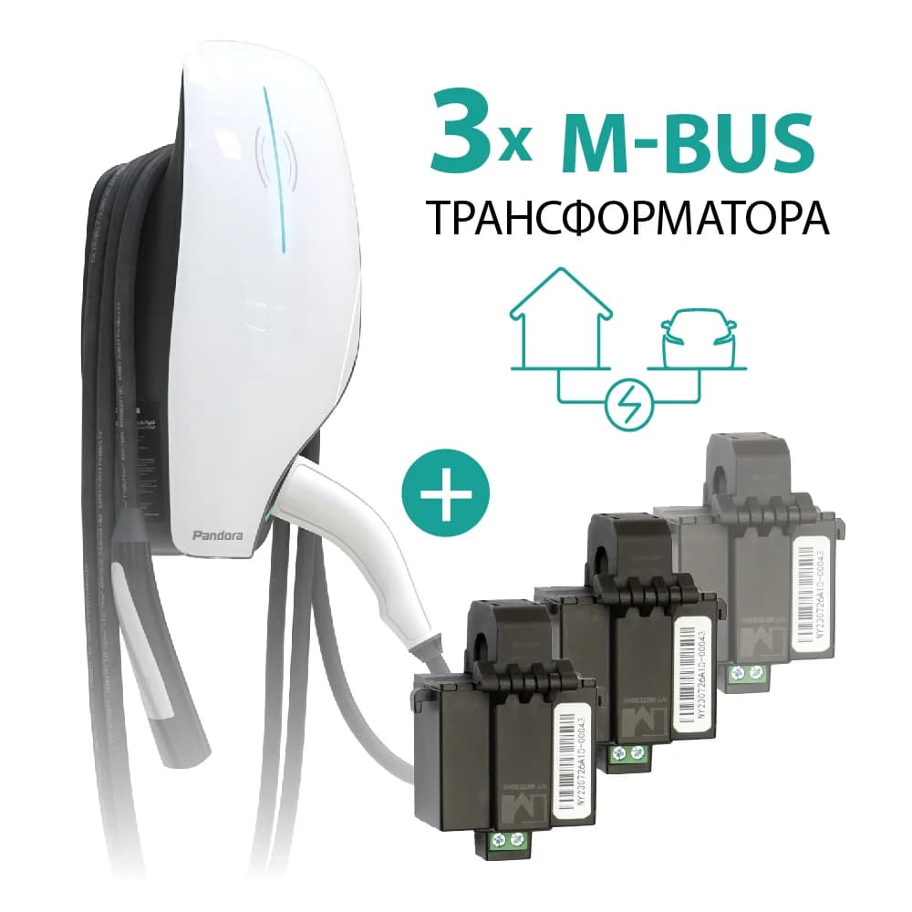 Зарядная станция для электромобилей Pandora Wall-E TT Home edition с балансировкой мощности